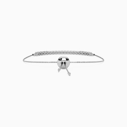 Kylie Round Cut Lab Grown Diamond Bolo Bracelet