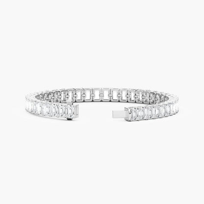 Sasha 22 Carat Emerald Cut Lab Grown Diamonds Tennis Bracelet