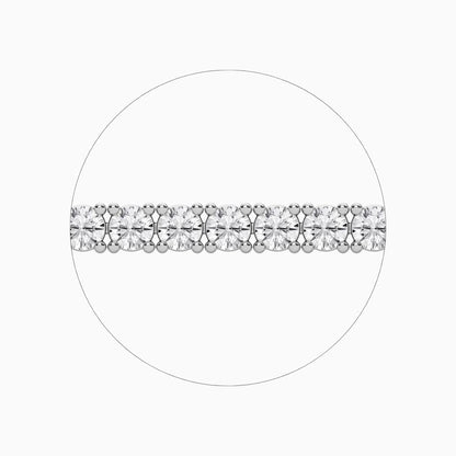 Haley Modern Round Cut Lab Diamond Tennis Bracelet