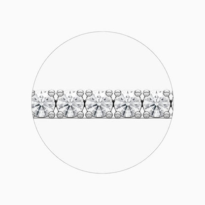 Quinn Round Cut Lab Grown Diamond Tennis Bracelet