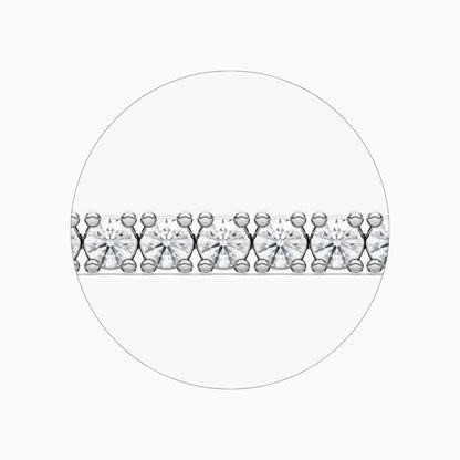 Laura Round Lab Grown Diamond Tennis Bracelet