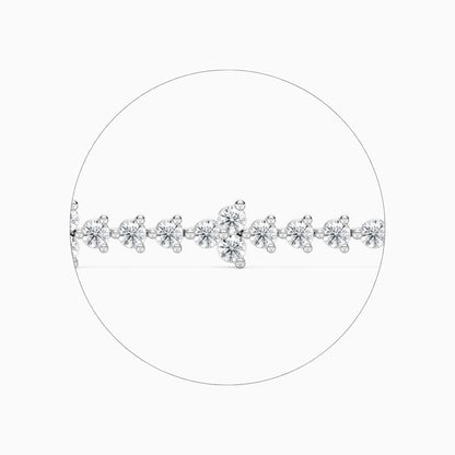 Fiona Classic Round Lab Grown Diamond Tennis Bracelet