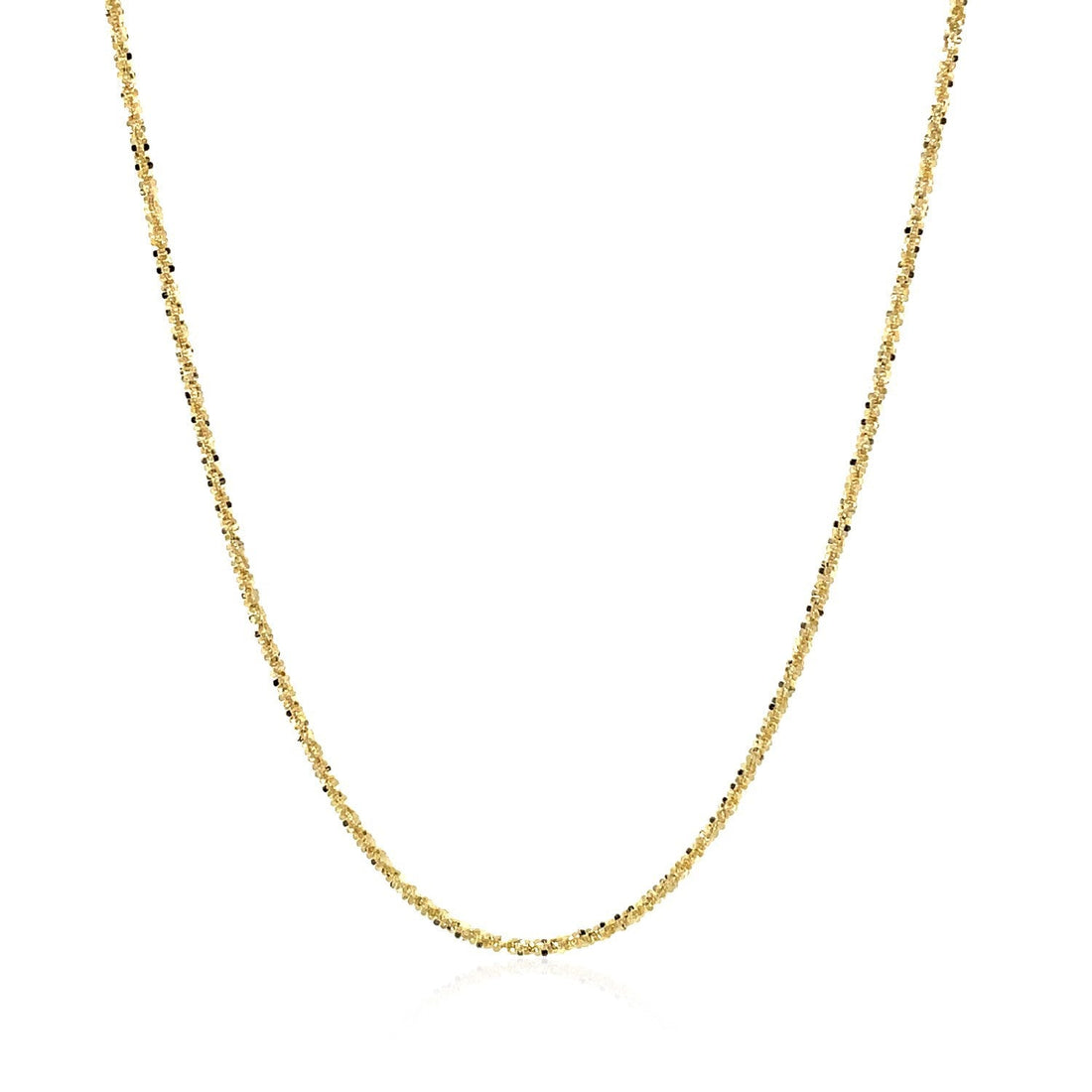 14k Yellow Gold Sparkle Chain 1.1mm by Bids.com