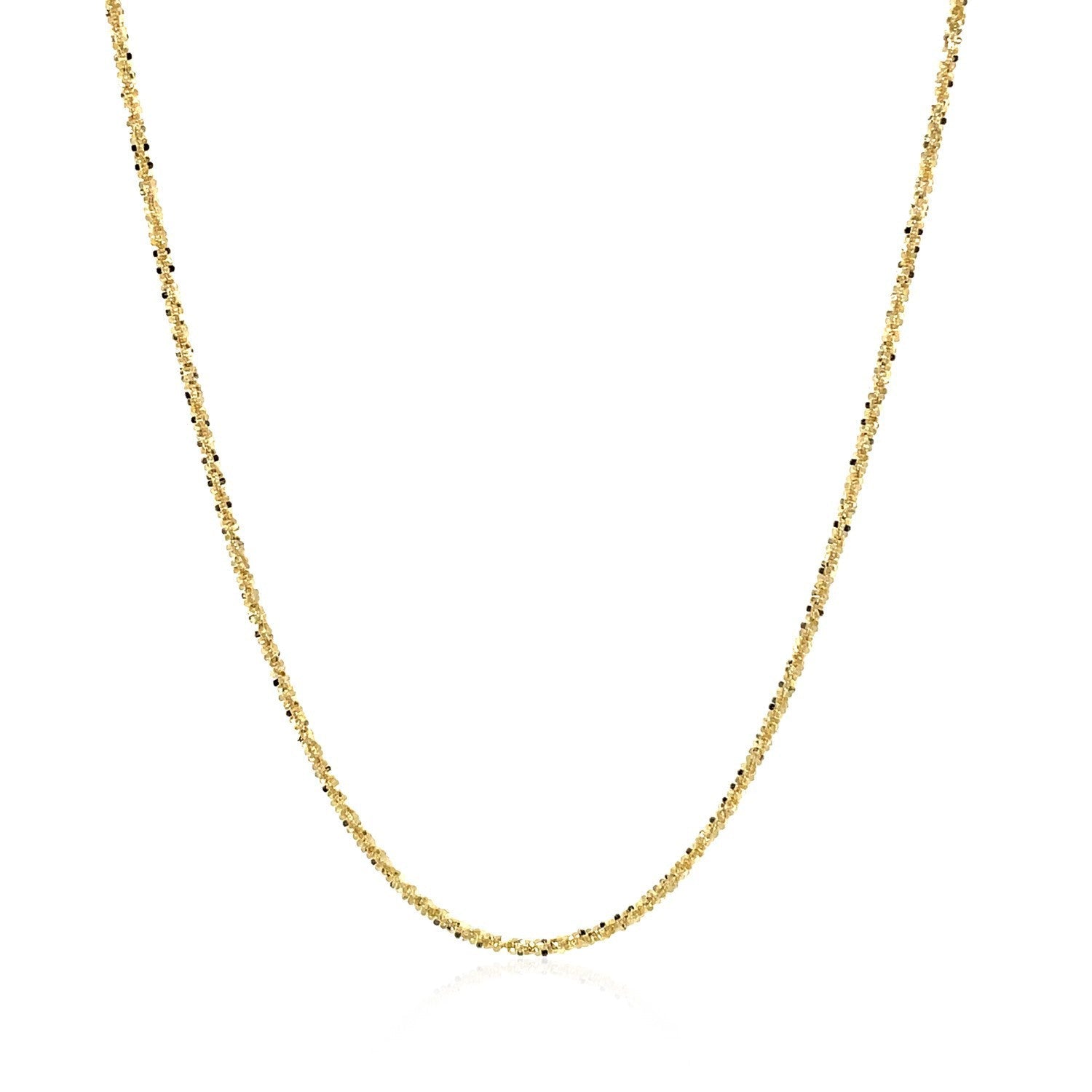 14k Yellow Gold Sparkle Chain 1.1mm by Bids.com