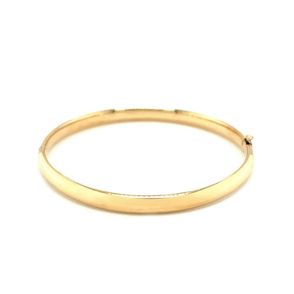 14k Yellow Gold Dome Design Polished Children&