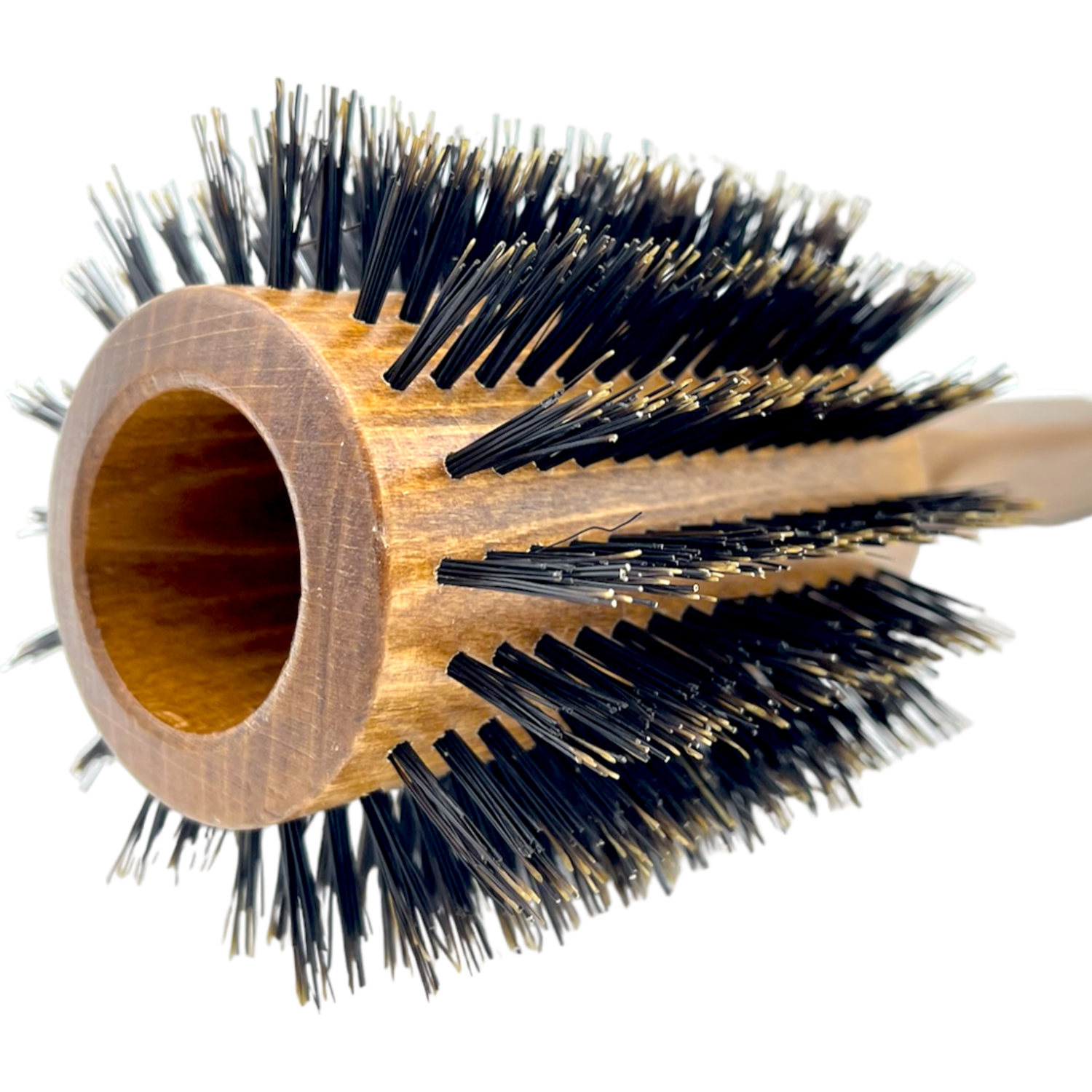 Dural Beech wood Round-Styler hair brush with boral bristles - 18 rows by Pasteur Pharmacy