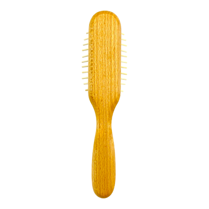 Dural Beech wood rubber cushion hair brush with long wooden pins by Pasteur Pharmacy