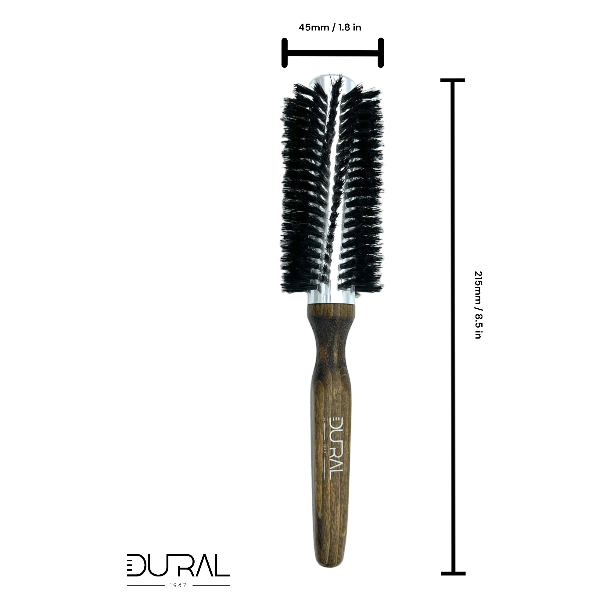 Dural Quick-Styler Beech wood hairbrush with boar bristles - 12 rows by Pasteur Pharmacy