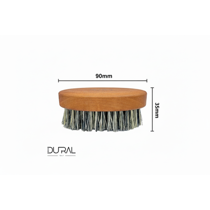 Dural Pear Wood Beard Brush With Pure Tampico Fiber - 7 Rows 90x35mm by Pasteur Pharmacy
