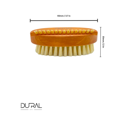 Dural Pear wood hand &amp; nail brush with pure light natural bristles by Pasteur Pharmacy