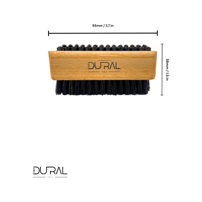 Dural Beech wood hand &amp; nail brush with black natural bristles - 4/6 rows by Pasteur Pharmacy