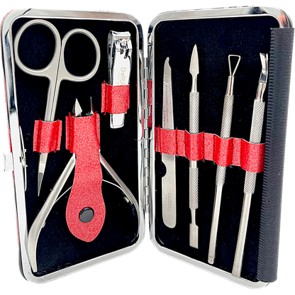 Dural Manicure Pedicure Kit Red SE-202 3oz by Pasteur Pharmacy
