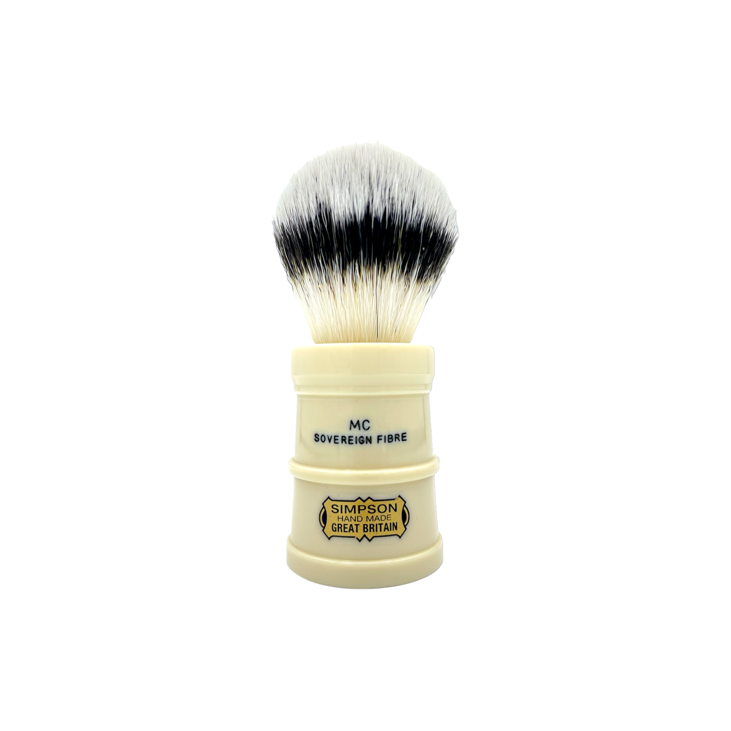 Simpson Milk Churn Sovereign Grade Synthetic Fibre Shaving Brush by Pasteur Pharmacy