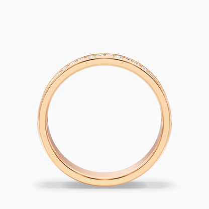 Briana Channel Set Baguette Cut Lab Grown Diamond Wedding Band