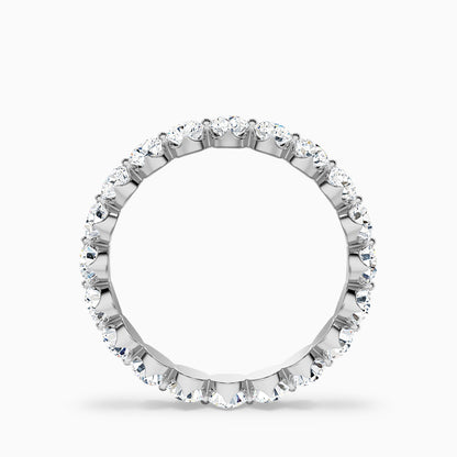 Rosabel Round Cut Eternity Shared Prong Lab Grown Diamond Wedding Band