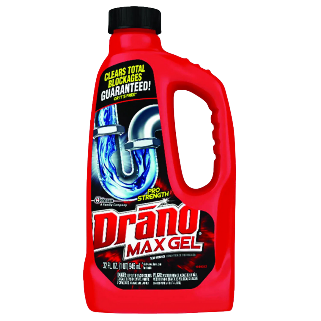 Drano Max Gel Pro Strength Drain Cleaner (32oz) by Farmacias Savia