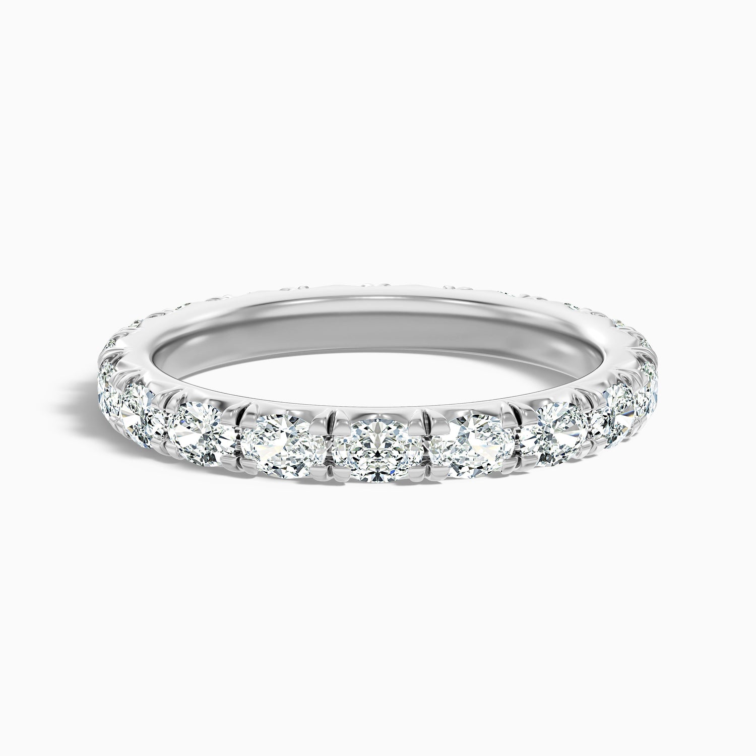 Caitlin Oval Cut Eternity Lab Grown Diamond Wedding Band