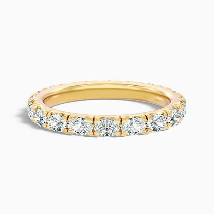 Caitlin Oval Cut Eternity Lab Grown Diamond Wedding Band