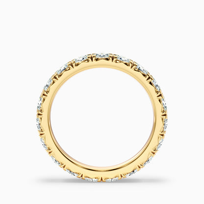 Caitlin Oval Cut Eternity Lab Grown Diamond Wedding Band