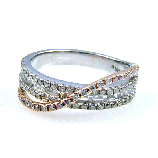 Natural 1.00ct Diamond Ring 14KT White Gold by Bids.com