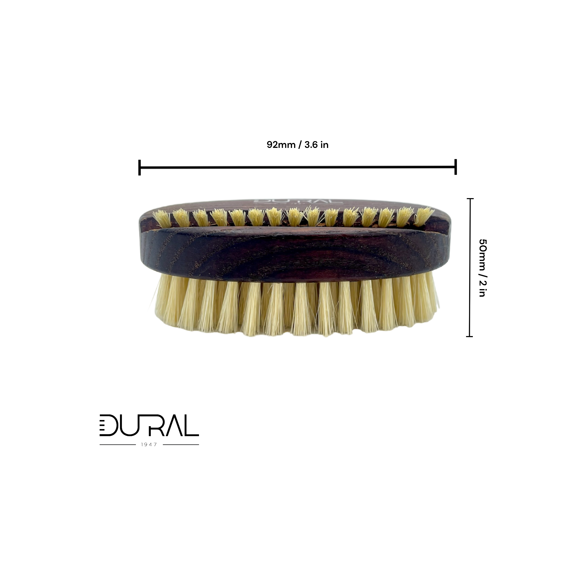 Dural Thermo ash wood hand &amp; nail brush with natural bristles by Pasteur Pharmacy