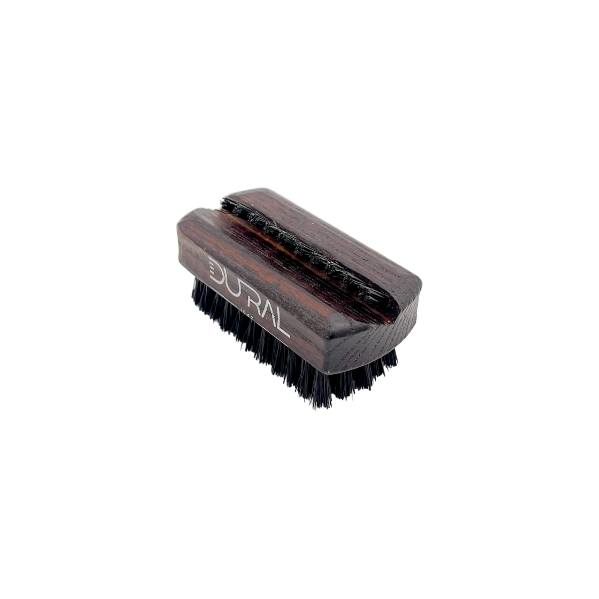 Dural Thermo ash wood travel size nail brush with black natural bristles 95 mm by Pasteur Pharmacy