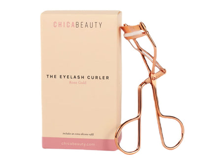The Rose Gold Eyelash Curler by Chica Beauty