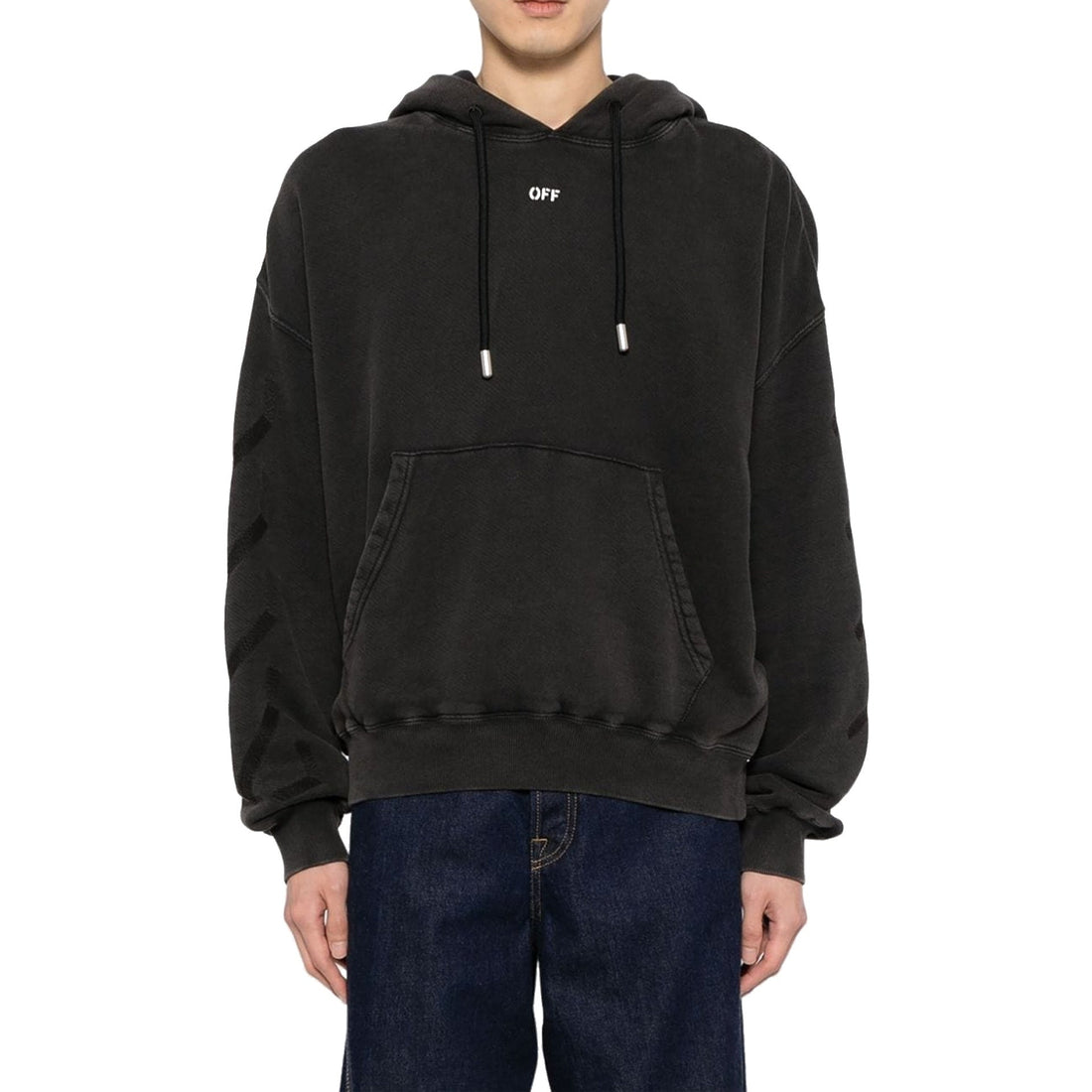 Off-White St. Matthew Over Cotton Hoodie Sweatshirt Men by Luosophy