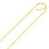 10k Yellow Gold Adjustable Sparkle Chain 1.5mm by Bids.com