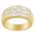 14K Yellow Gold 1ct. TDW Princess and Baguette-Cut Diamond Ring(H-I, SI1-SI2) by Bids.com