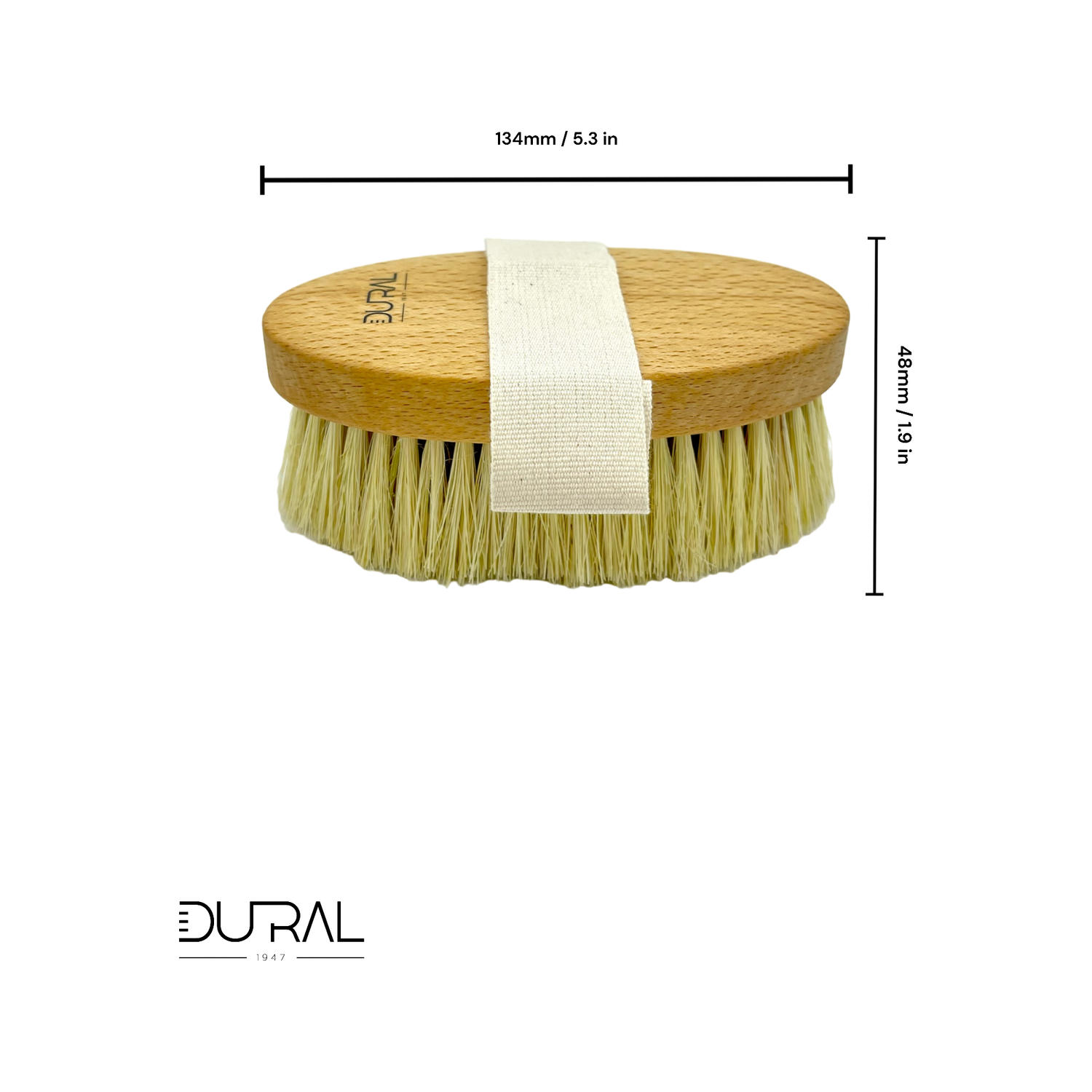 Dural Beech Wood Massage Brush With Tampico Fiber by Pasteur Pharmacy