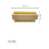 Dural plain Beech wood hand/nails brush with Tampico fiber -4/6 rows 