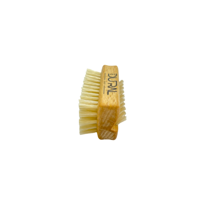 Dural Beech wood travel size hand brush with natural bristles - 1/5 rows by Pasteur Pharmacy