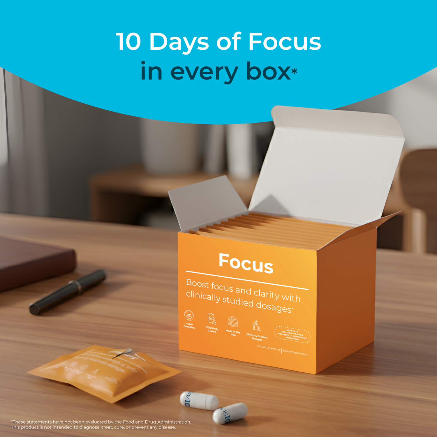 Focus 10-Travel Packs by SensIQ
