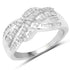 0.64 Carat Genuine White Diamond .925 Sterling Silver Ring by Bids.com