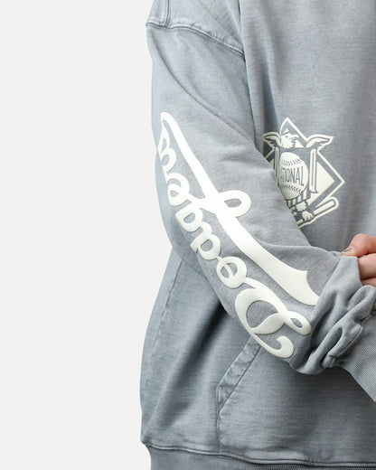 Pro Standard La Dodgers Street Team Hoodie - Washed Grey by Denim Exchange
