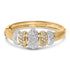 18K Gold 6.00 Cttw Diamond Graduating Dome Bangle Bracelet (G-H Color, VS2-SI1 Clarity) by Bids.com