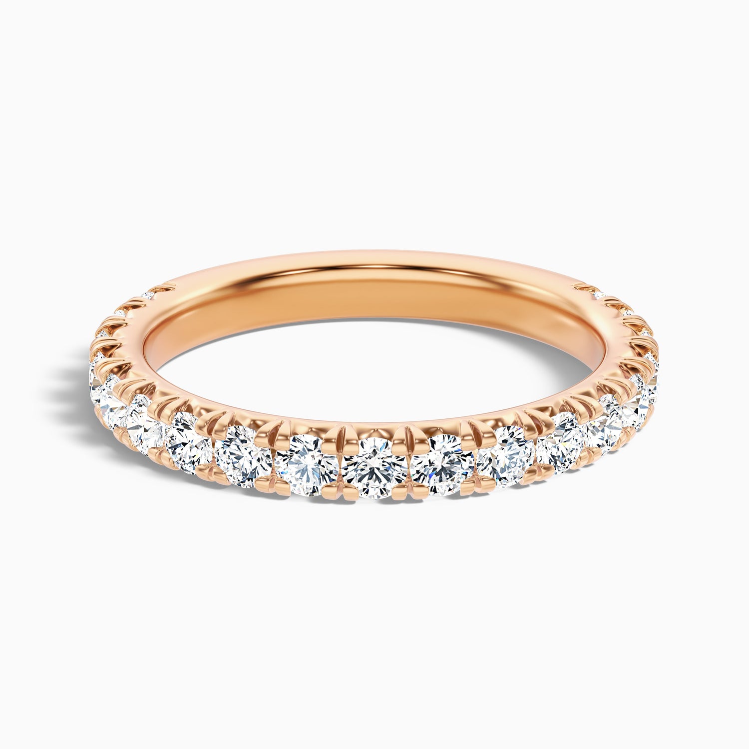 Ceryn Round Cut 3/4 Eternity Lab Grown Diamond Wedding Band