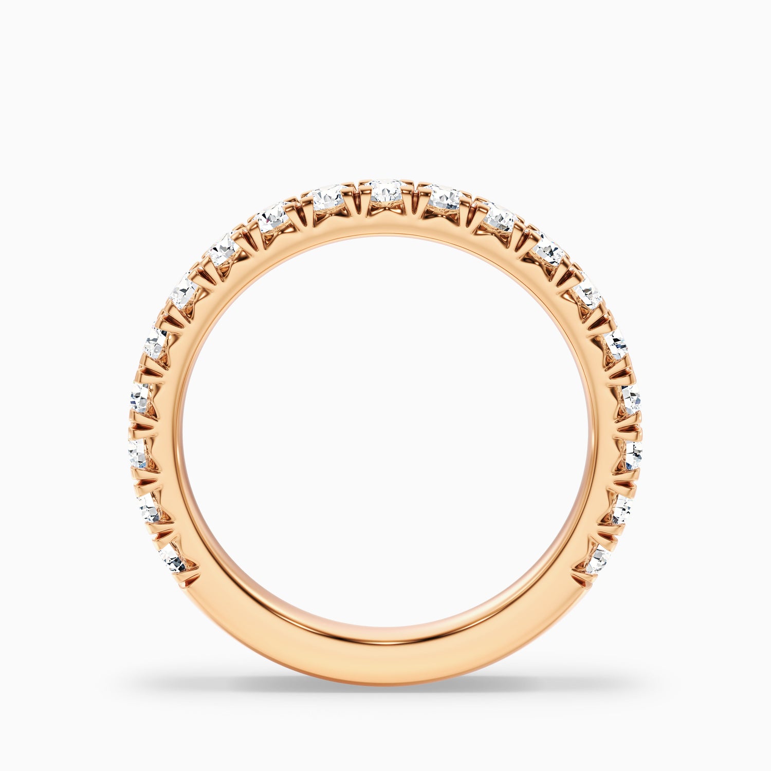 Ceryn Round Cut 3/4 Eternity Lab Grown Diamond Wedding Band
