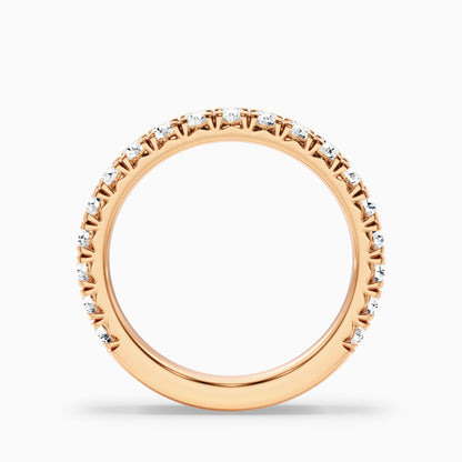 Ceryn Round Cut 3/4 Eternity Lab Grown Diamond Wedding Band