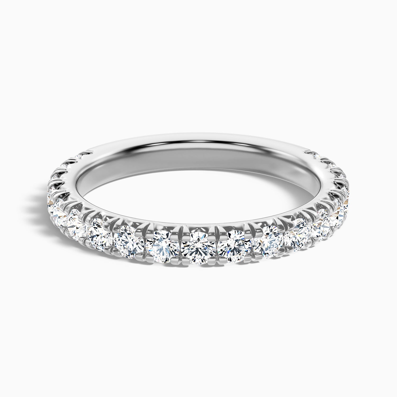 Ceryn Round Cut 3/4 Eternity Lab Grown Diamond Wedding Band