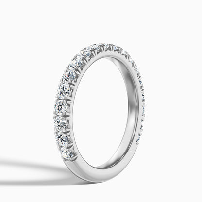 Ceryn Round Cut 3/4 Eternity Lab Grown Diamond Wedding Band