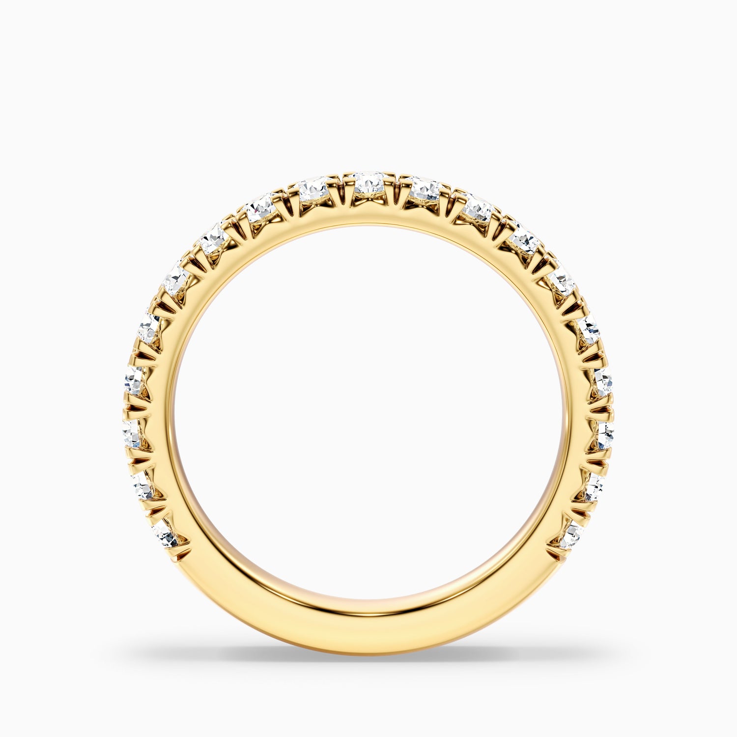 Ceryn Round Cut 3/4 Eternity Lab Grown Diamond Wedding Band