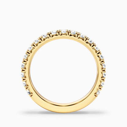 Ceryn Round Cut 3/4 Eternity Lab Grown Diamond Wedding Band