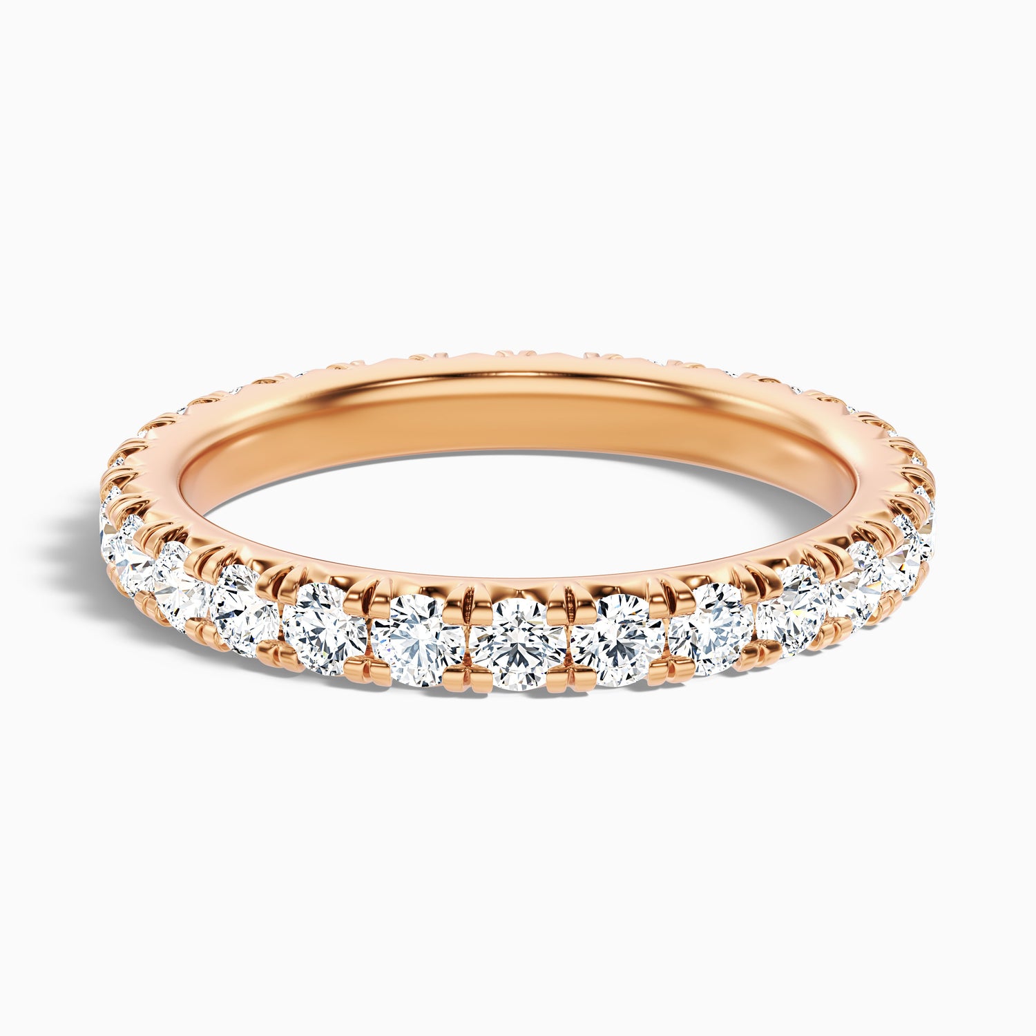 Prisca Round Cut Eternity Lab Grown Diamond Wedding Band
