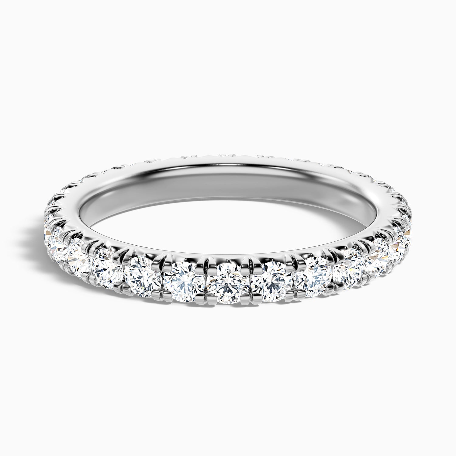 Prisca Round Cut Eternity Lab Grown Diamond Wedding Band