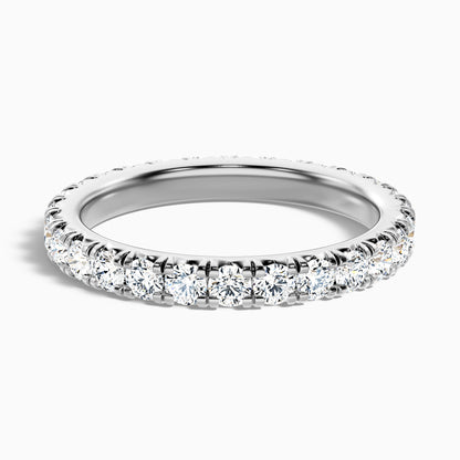 Prisca Round Cut Eternity Lab Grown Diamond Wedding Band
