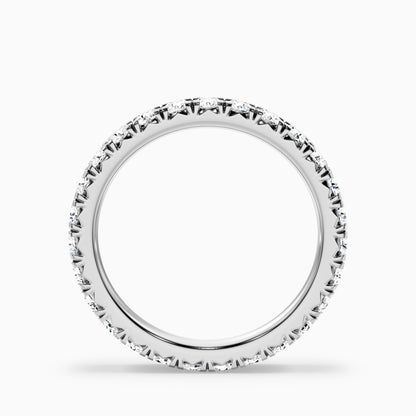 Prisca Round Cut Eternity Lab Grown Diamond Wedding Band