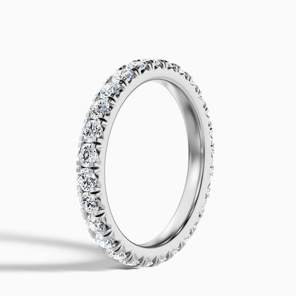 Prisca Round Cut Eternity Lab Grown Diamond Wedding Band