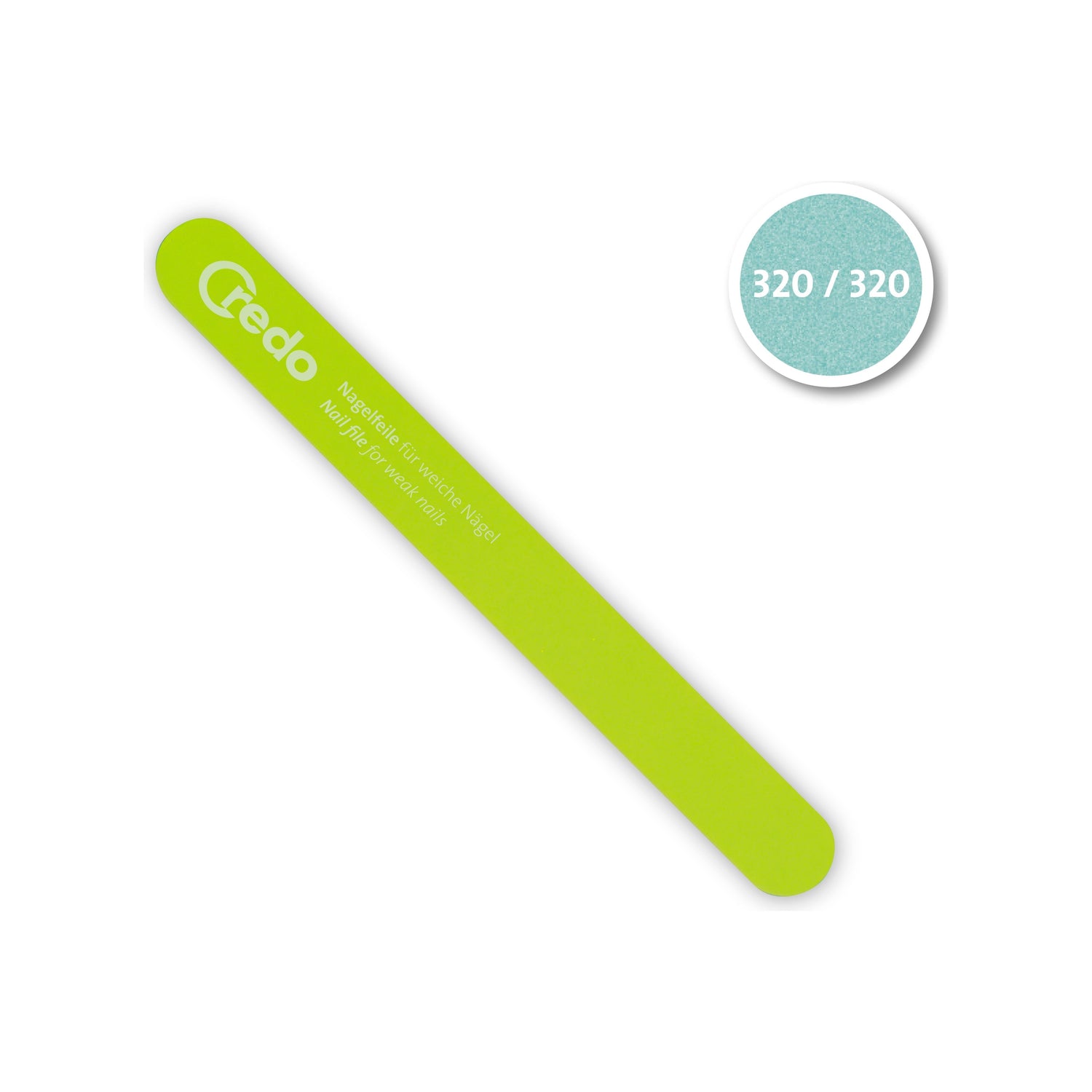 Credo Solingen Nail File Popart For Weak Nails | Green | 1 Pc - 3 Oz by Pasteur Pharmacy